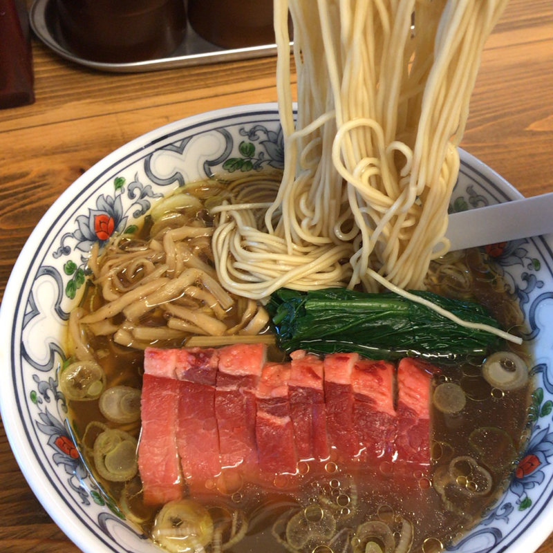 貝そばチャーシュー(まるえ食堂)