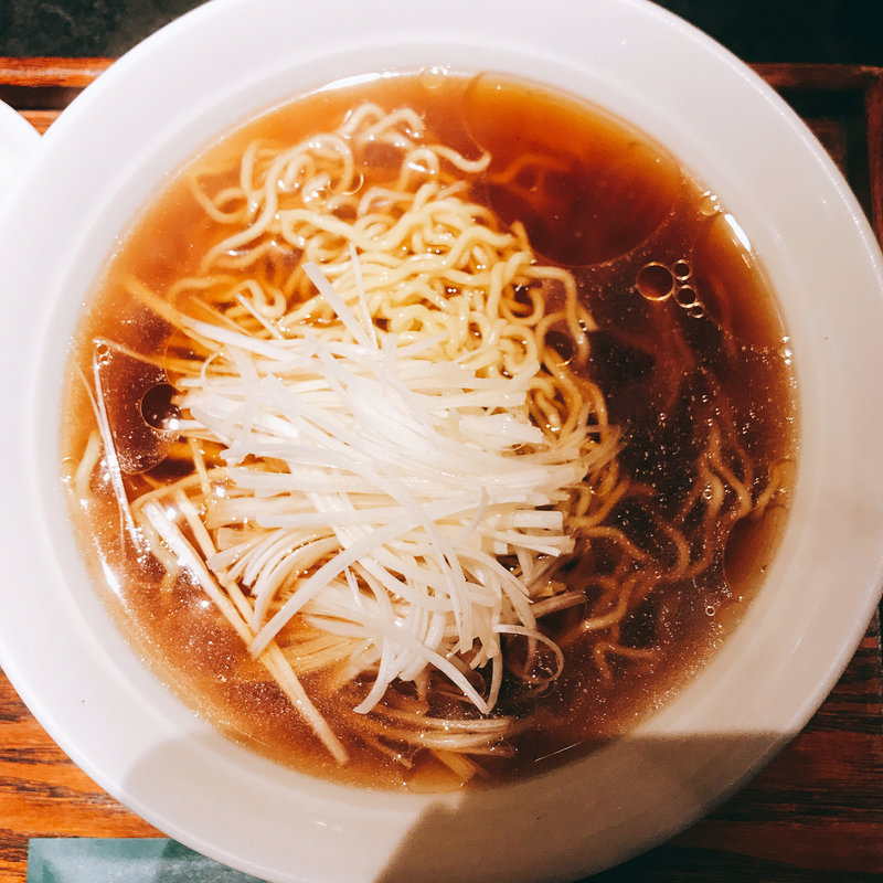 ねぎそば(新亜飯店千駄ケ谷店)