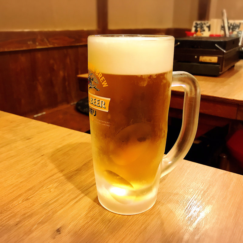 生ビール(磯丸水産 新宿3丁目店)