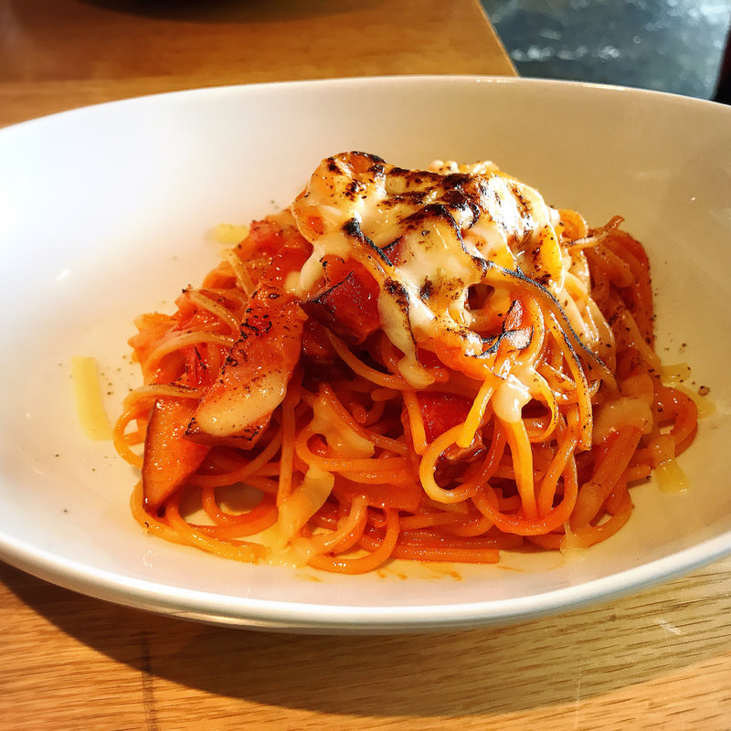 ‘逆 ’アルデンテのナポリタン(ヌリカベ （nurikabe）)