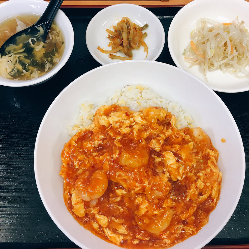 週替り エビチリチャーハン(小福館 )