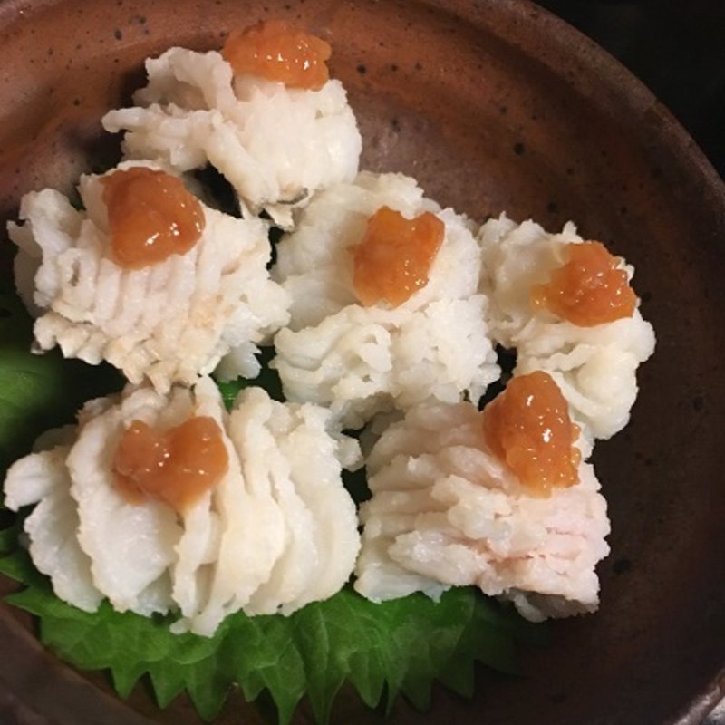 ハモ湯引き(我心)