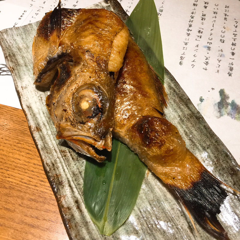 のど黒塩焼(のどぐろ専門 銀座 仲俣)