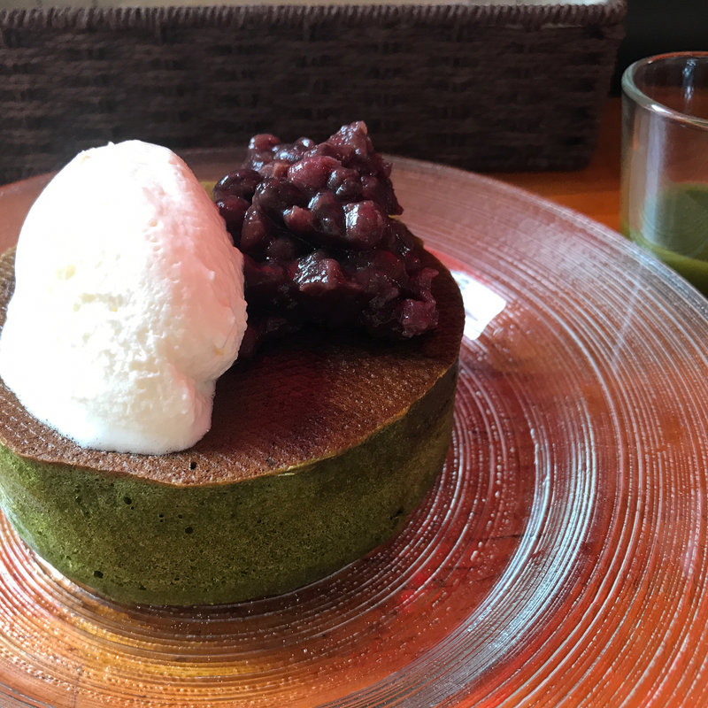 京都宇治抹茶のパンケーキ(Parlor Vinefru 銀座)