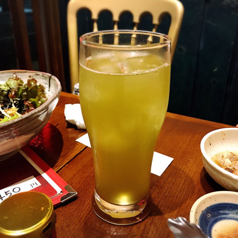 緑茶割り(とりまる 中目黒店 )