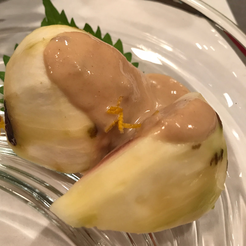 無花果ので胡麻和え(かぶら)