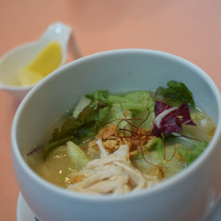 鶏白湯塩そば(蔭山樓)