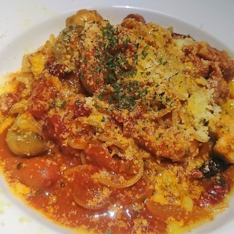 チョリソーのアラビアータ(スリー セント （THREE SENT）)