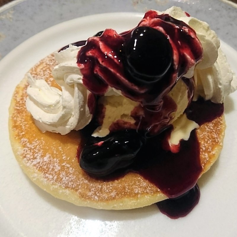 ブルーベリーパンケーキ(マンジャーレ )