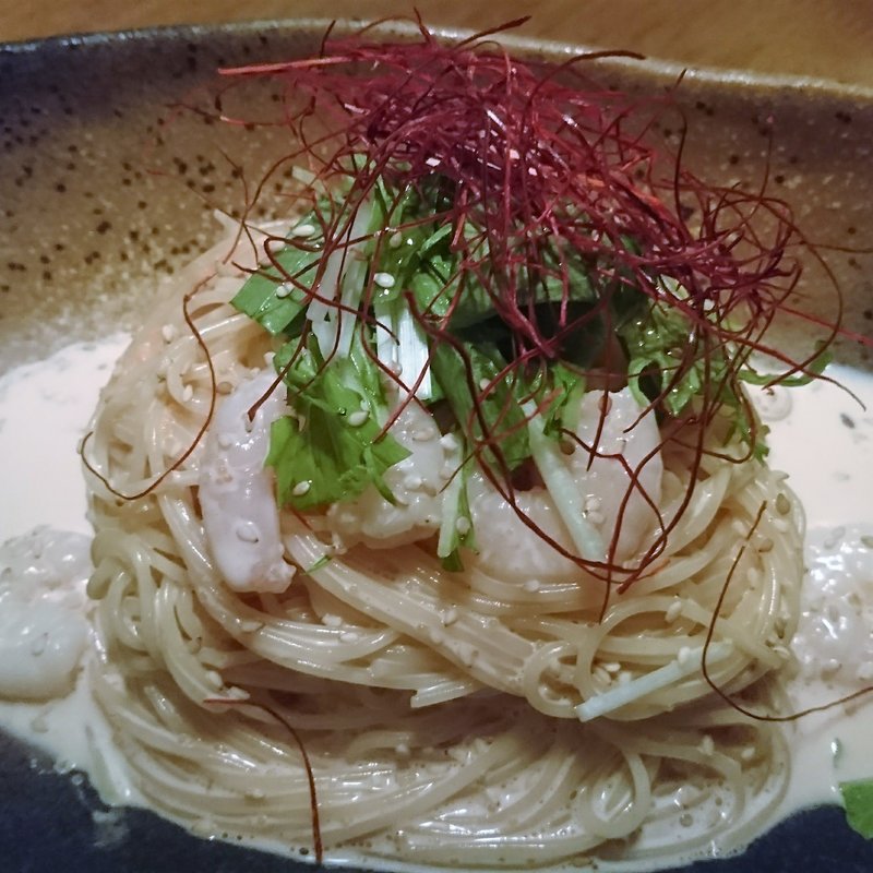 小海老と明太子の中華風(slow dining a.RISE （スローダイニング・ライズ）)