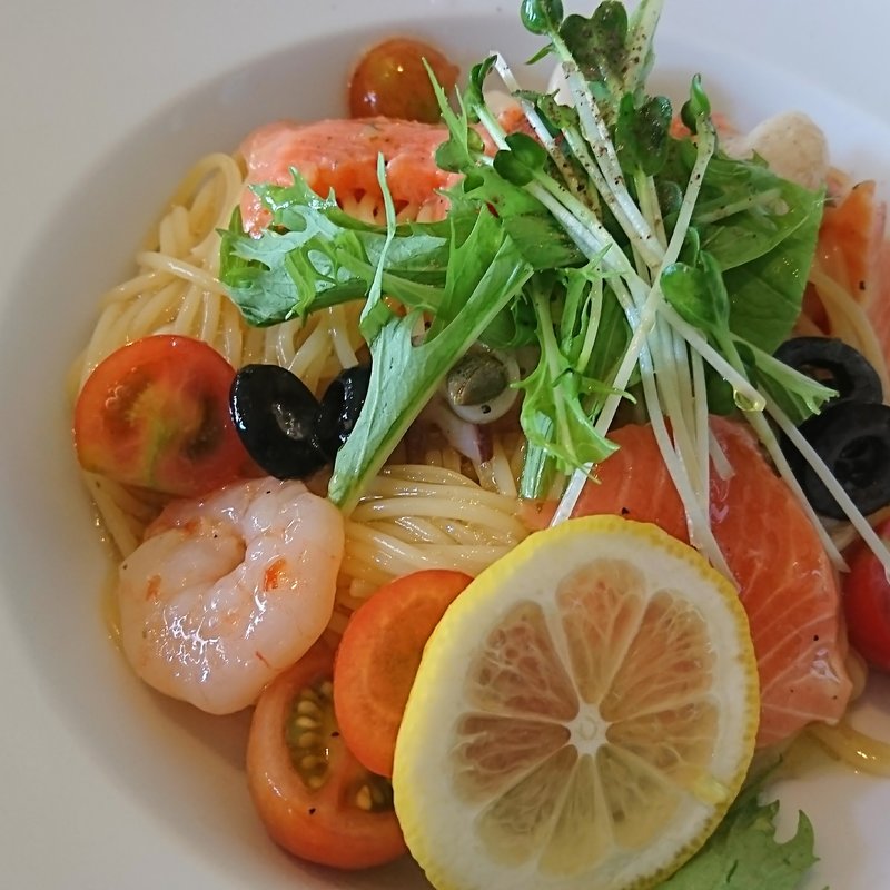 シーフードパスタ　レモン風(ボスケット （Ｂｏｓｃｈｅｔｔｏ）)