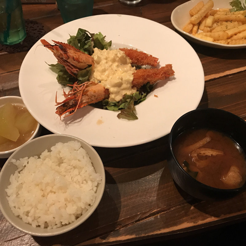 大海老フライ(cafe Naif Blanc （カフェ ナフブラン）)