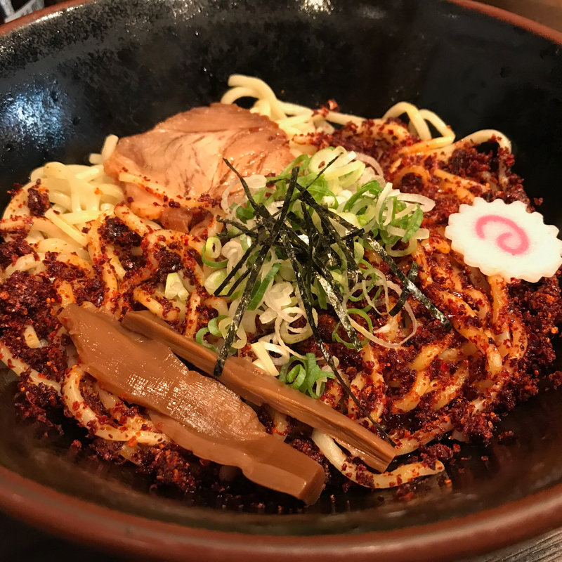 地獄油そば（並大特）(油そば専門店ぶらぶら （油油）)