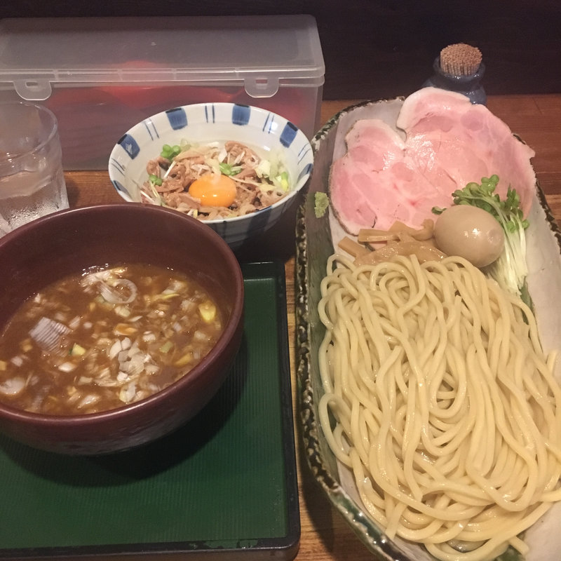 雪つけ並➕味噌味玉(群青 )