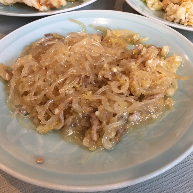 白菜、春雨炒め(延吉香(ヤンジーシャン) 御徒町店)