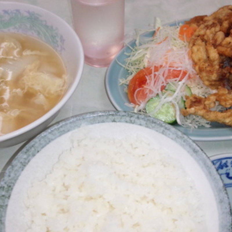 から揚げ定食(日之出食堂 )