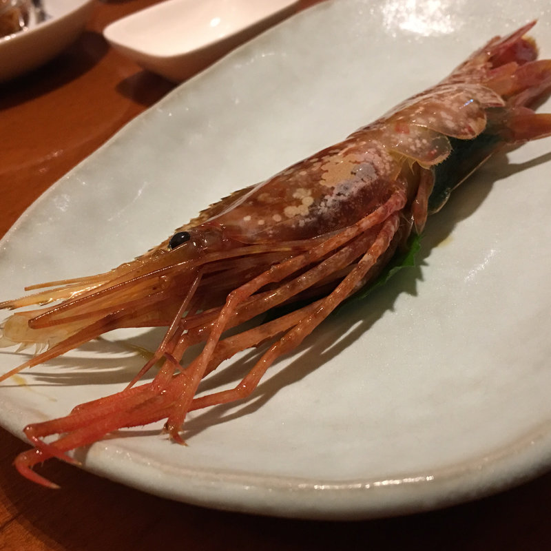 ボタンエビの老酒漬け(なかの中華！Sai)