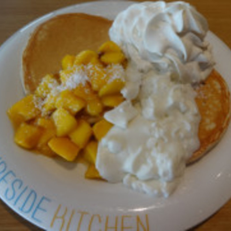 ハウビア・マンゴー　パンケーキ(ALOHA TABLE あべのハルカスダイニング)