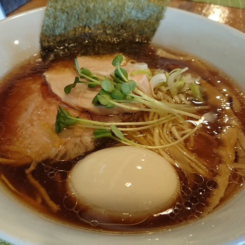 特製中華そば （ 醤油 ） 細麺(中華そば はざま)