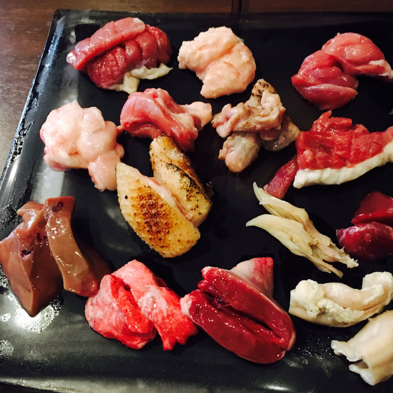 鴨刺し盛り12種(天満鴨バルねぎま)