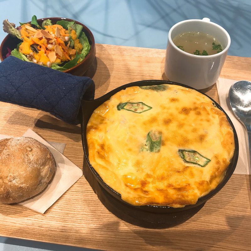 シラスとオクラ、枝豆のオムレツ(Åre (オーレ))