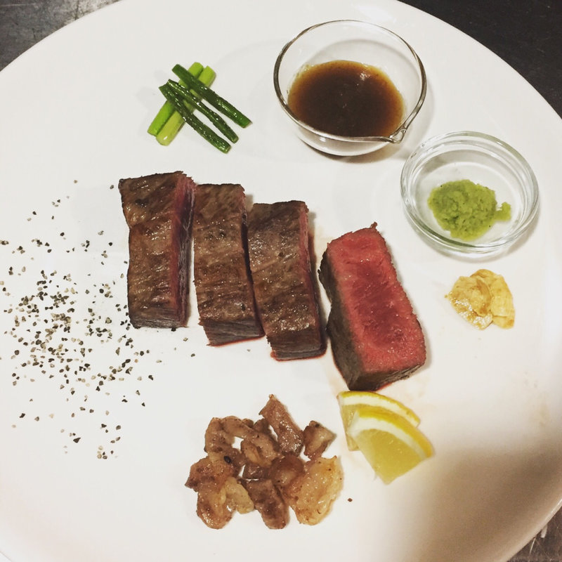 花乃牛ステーキ(創蔵 六本木)