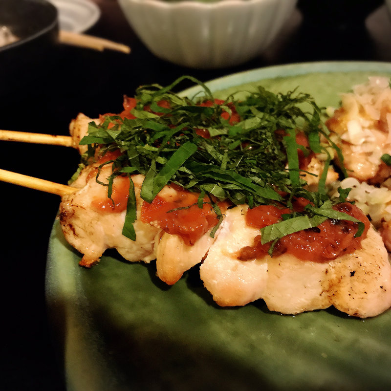 ささみの梅じそ焼(串若丸 本店 （くしわかまる）)