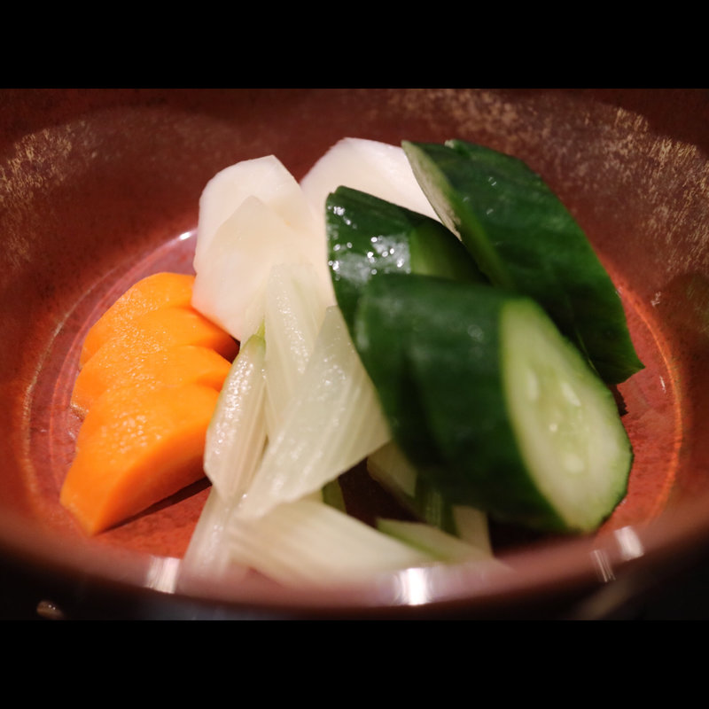 ぬか漬け(小料理 華やぎ)