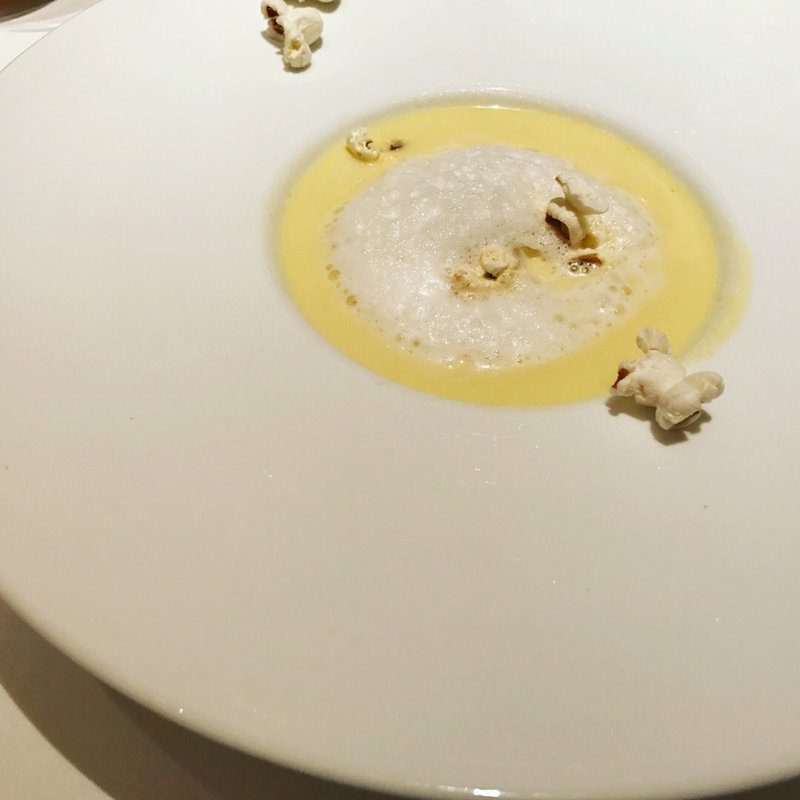 ランチコース 冷製 とうもろこしのスープ (カルト・ブランシュ （carte blanche）)