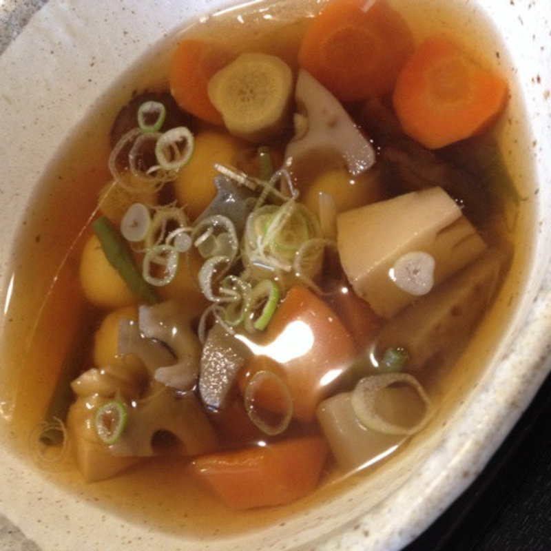 まめぶ汁定食(道の駅くじのレストラン山海里)