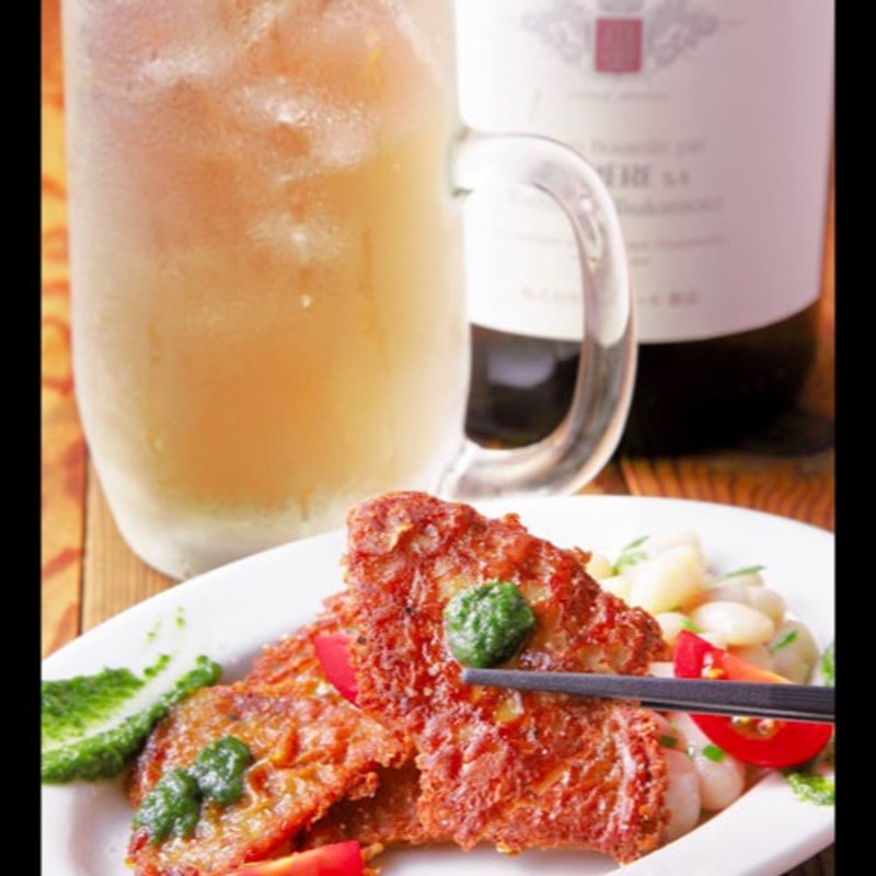 牛トリッパのカリカリ焼き～ジェノベーゼ～(ボノカーサ)