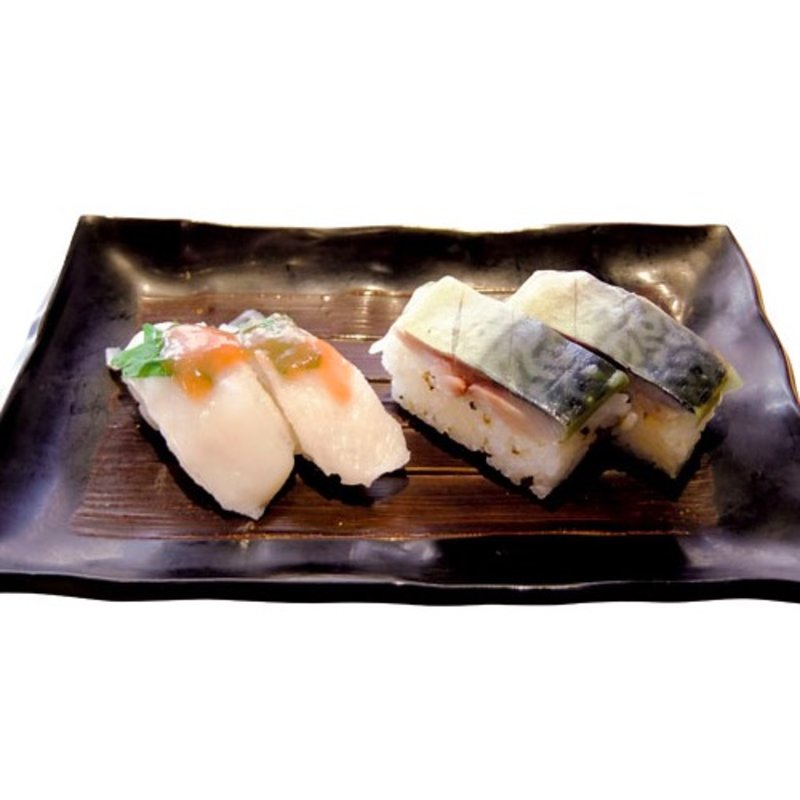 柳だこ梅しそにぎり（季節限定品）、京風鯖寿司(廻転寿司CHOJIRO 二子玉川店)