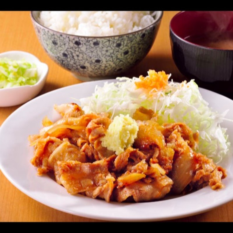 生姜焼き定食 醤油ダレ(笑姜や 生姜焼き定食専門店（しょうがや）)