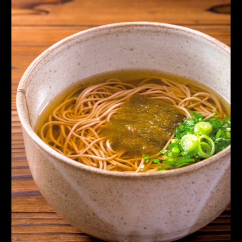 とろろ昆布そば(三輪そうめん池利)