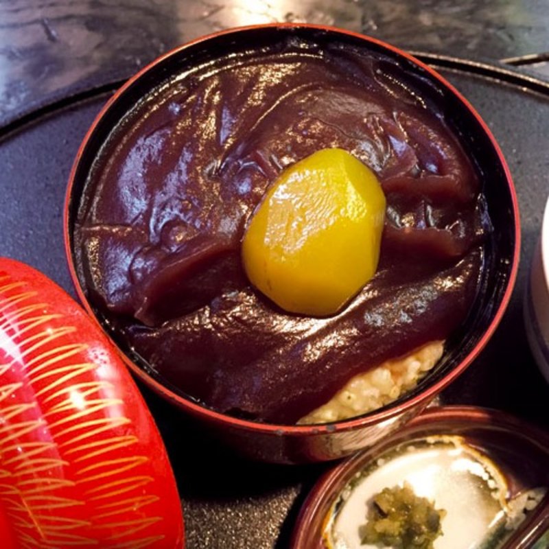 餅きびぜんざい（秋～春限定）(（有）鹿乃子　本店)