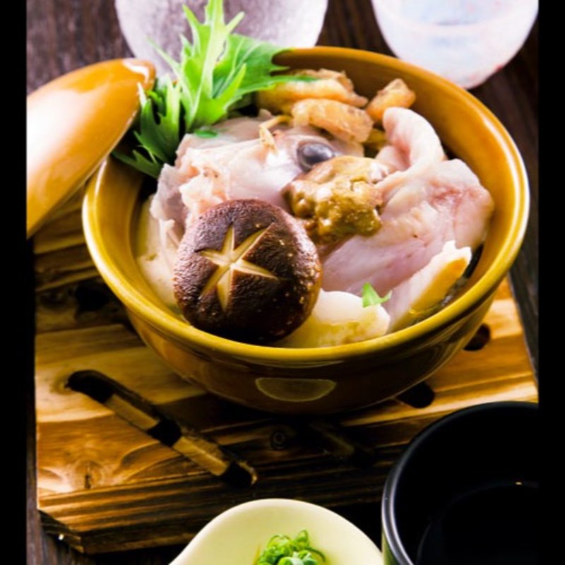 カワハギのちり蒸し(おもてなし 青山本店)