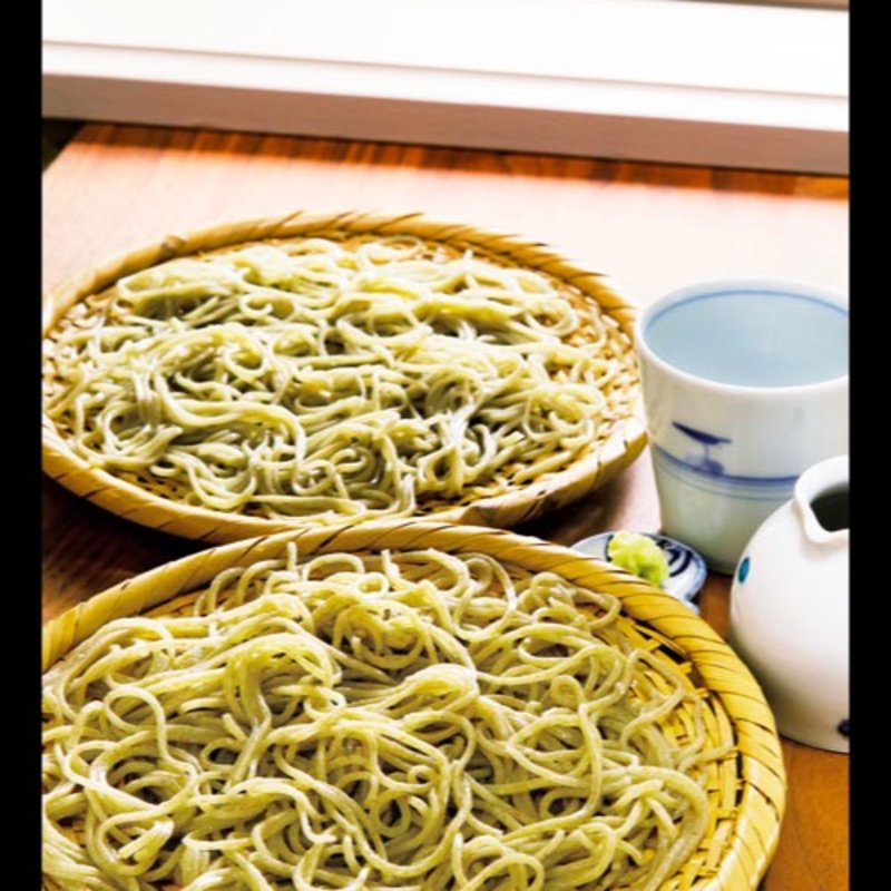 二種せいろ（十割と粗挽き）(手打ちそば 神楽坂 大川や)