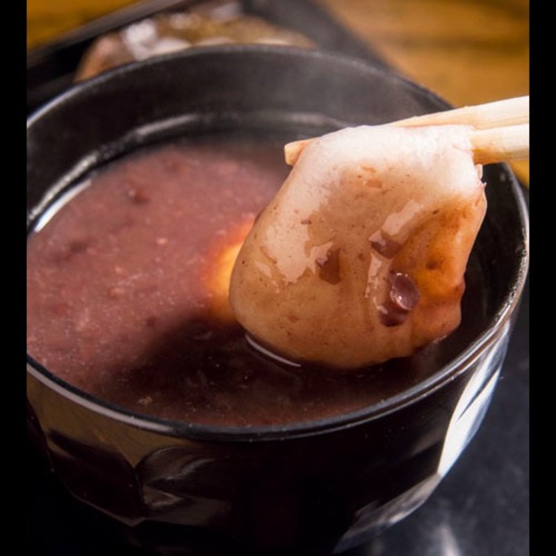 田舎しるこ（つぶしあん）(御菓子司 寿々木)