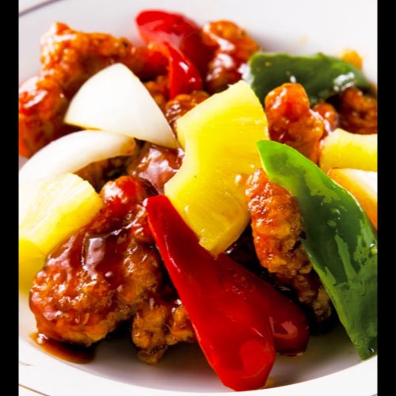 香港式赤酢豚(真不同 飲茶倶楽部 恵比寿店)