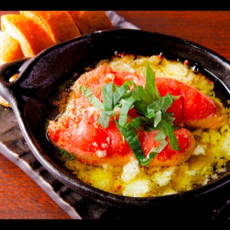 明太子のアヒージョ(魚串さくらさく 神楽坂店)