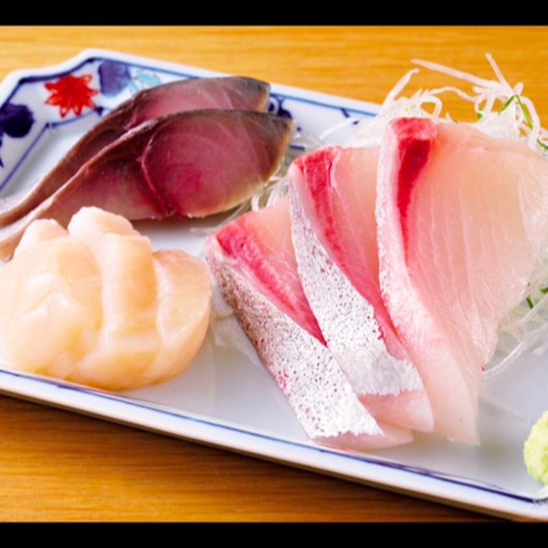 旬のお刺身三点盛り(鮨 与志乃)