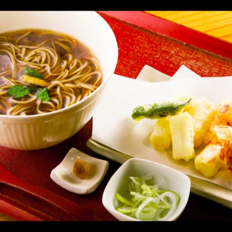 千住ねぎ天そば(生粉打ち花乃蕎麦)