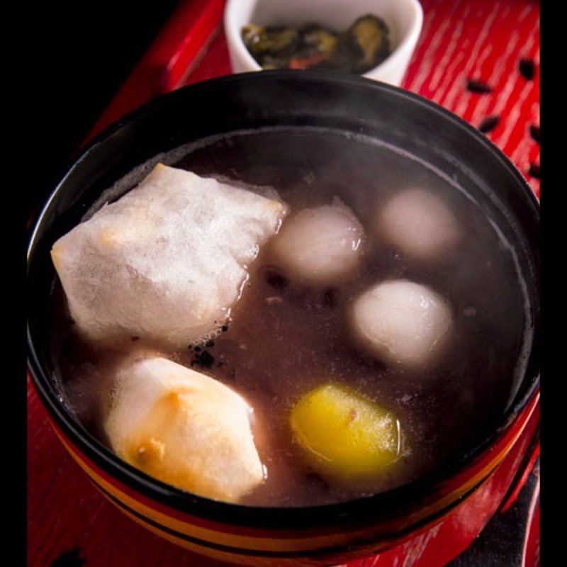 焼き餅入り栗ぜんざい(森乃園)