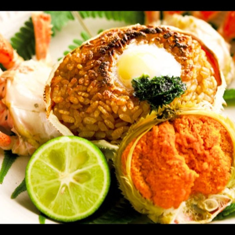 せこがにのシャリ詰め焼き(すしBAR小路小路)