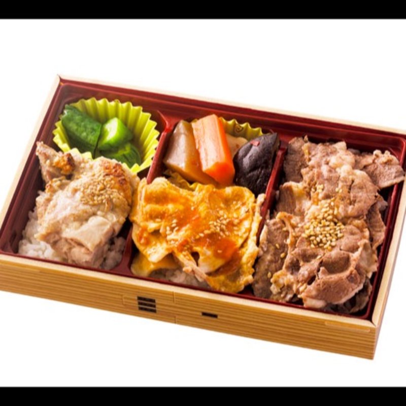 スタミナ源たれ弁当焼肉だらけ(駅弁屋　品川宿 （品川1号売店）)