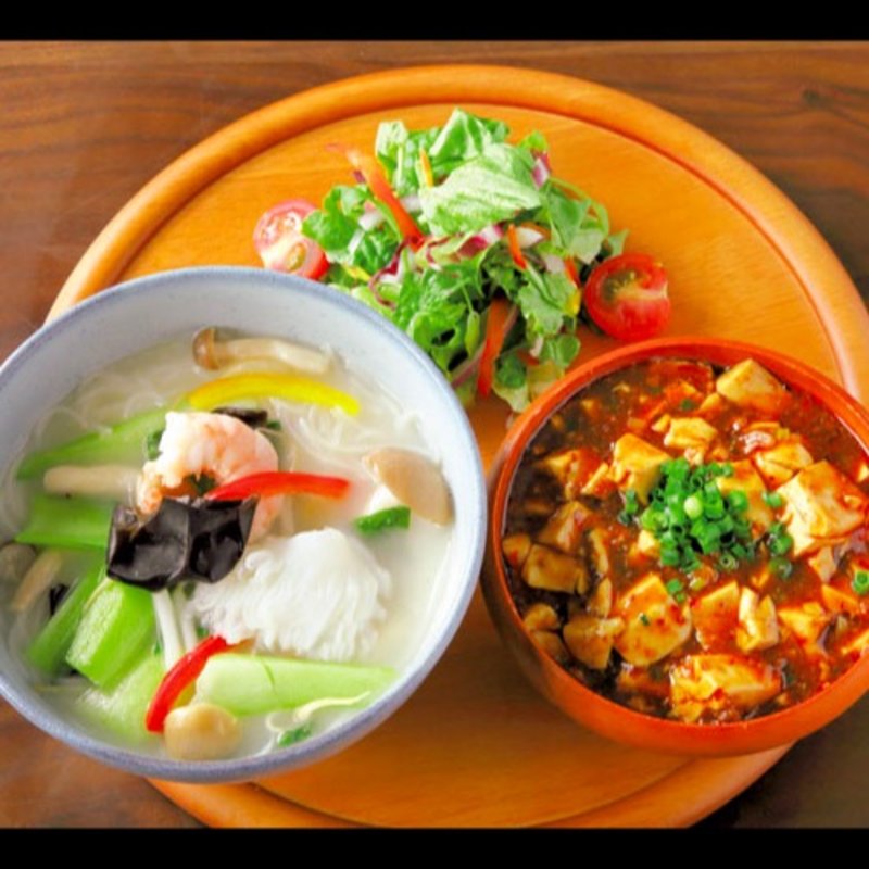 （昼）ビーフンとアジアンごはんのセット(健民ダイニング 六本木)