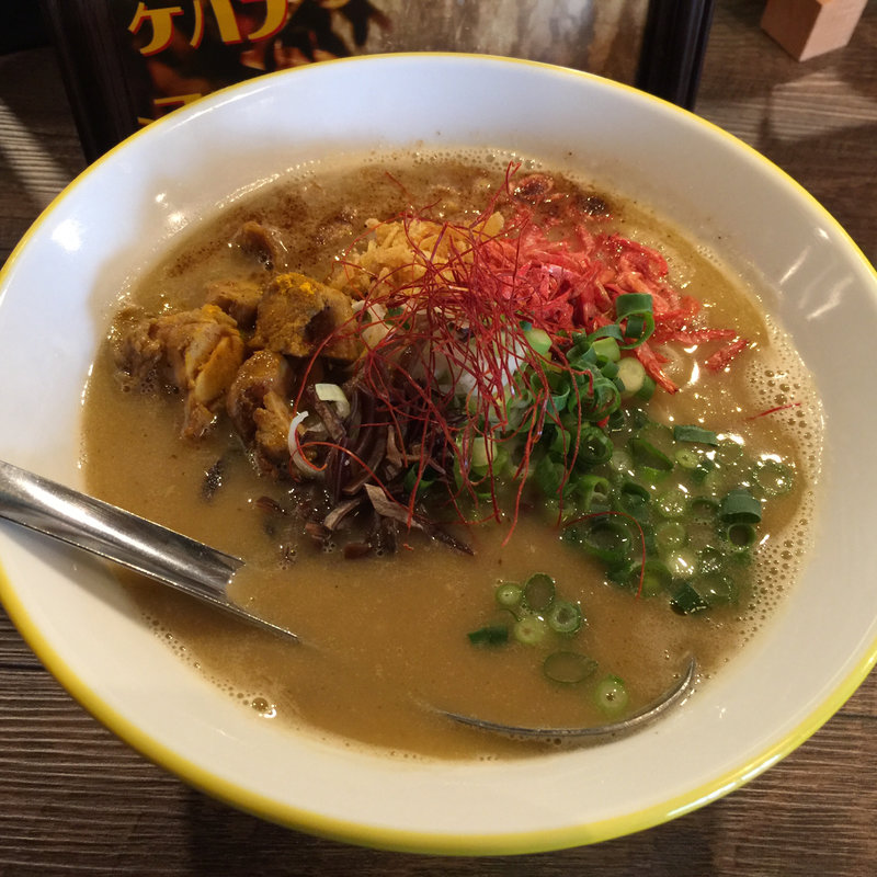 グリーンカレーラーメン(トマルカフェ)