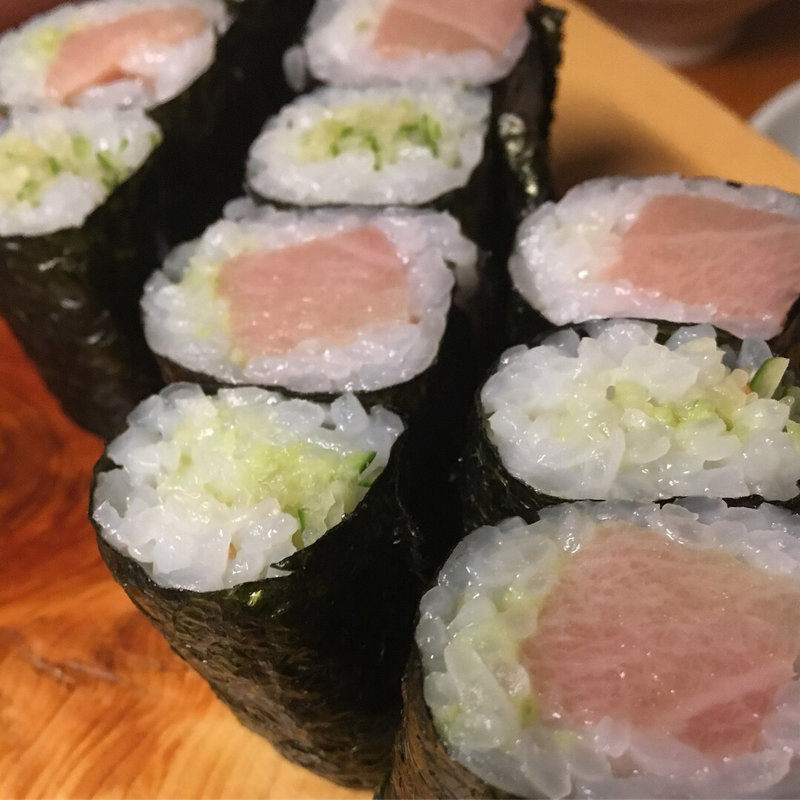 かっぱ巻き 鉄火巻(肴や のんき)