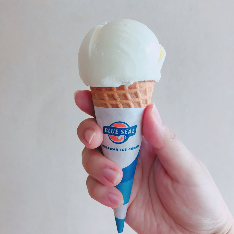 シークヮサーシャーベット(ブルーシール リックビット 国際通り店 )