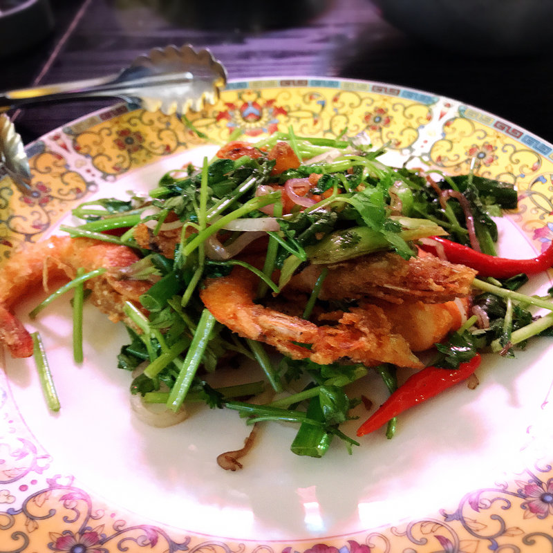 ソフトシェルシュリンプの香り炒め(シンガポールシーフードリパブリック )